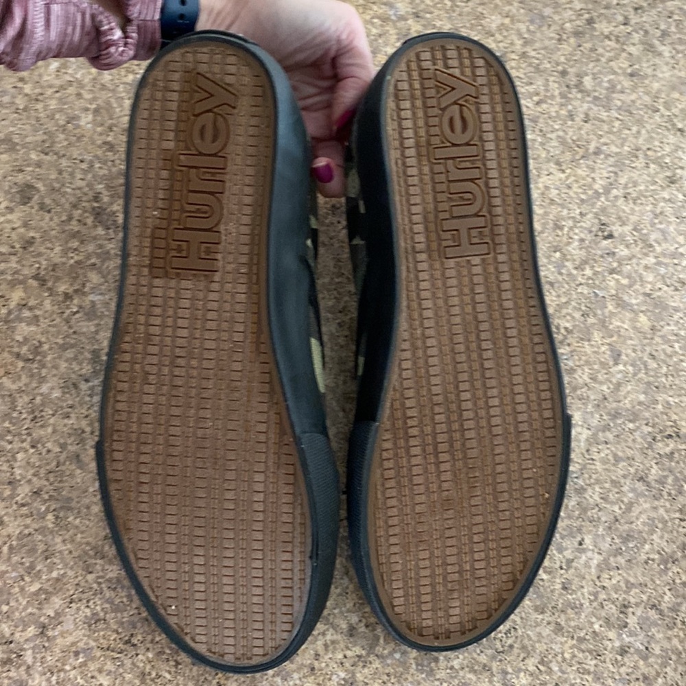 NWT Hurley Kayo Slip on Sneaker Shoe Camo and Black 10.5 M - Picture 8 of 14